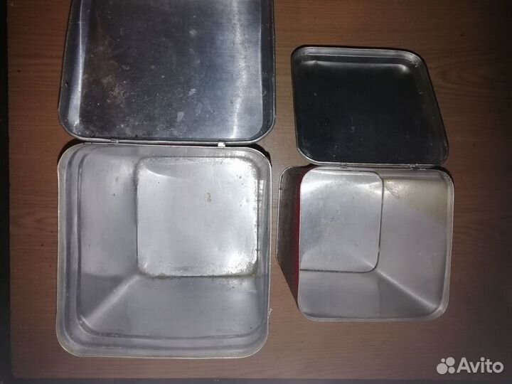 Банка жестяная СССР для сыпучих продуктов