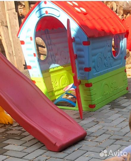 Детский игровой домик уличный пластиковый бу