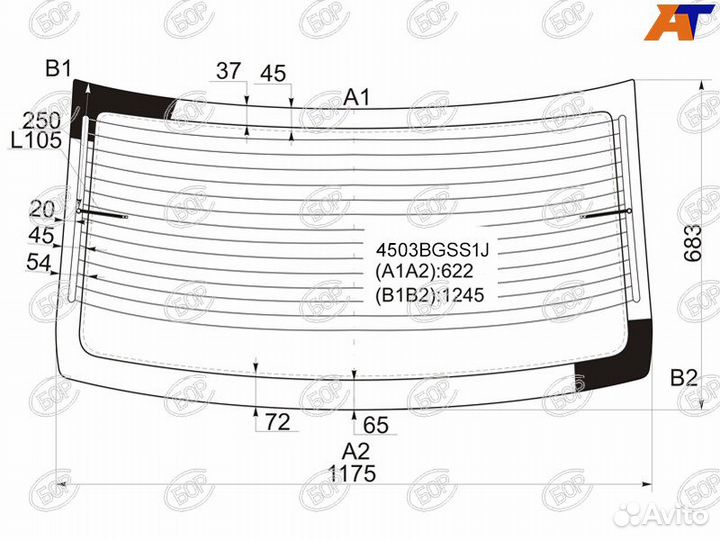 Лобовое стекло на Лада Приора