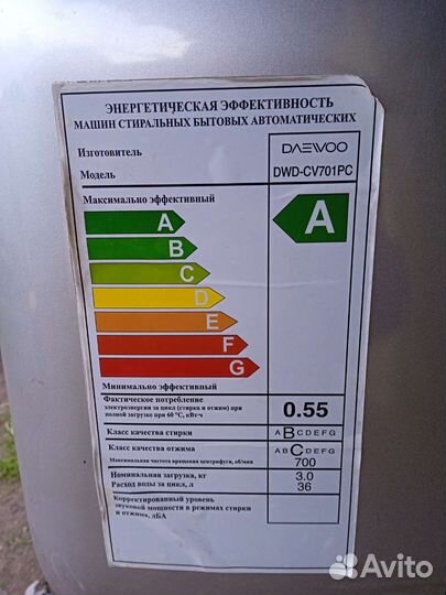 Стиральная машина на запчасти