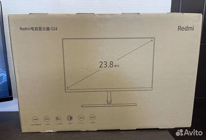 Новый игровой Xiaomi Gaming Monitor G24/165Hz/VA