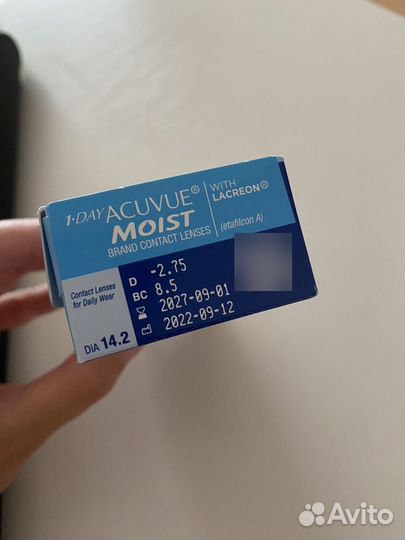 Линзы acuvue 1 day moist