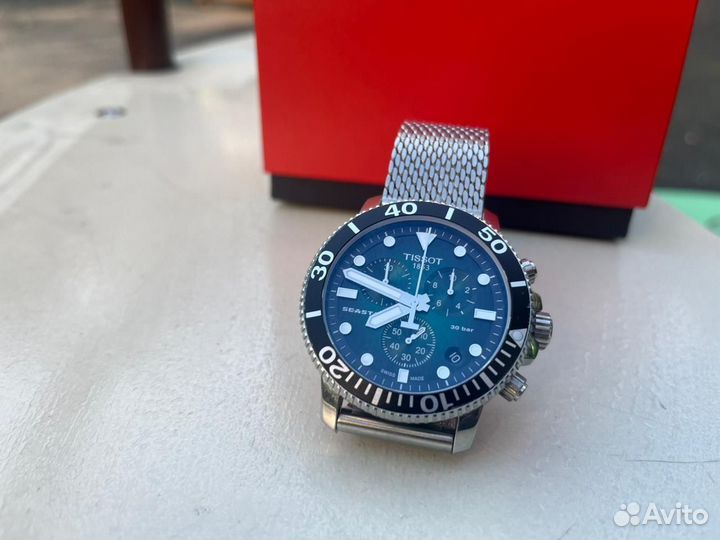 Продам шикарные Хронограф Tissot SeaStar Оригинал