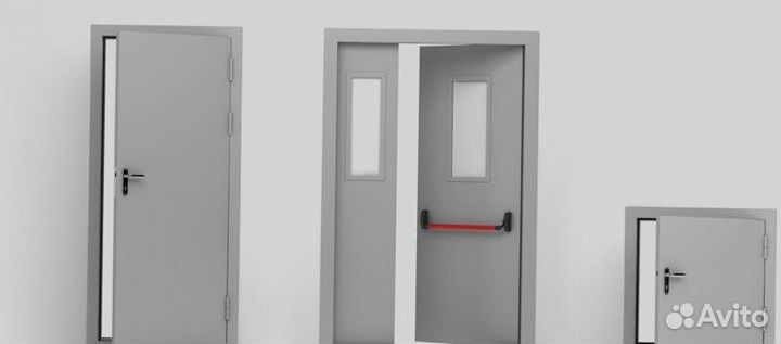 Входные противопожарные металлические двери Ei60
