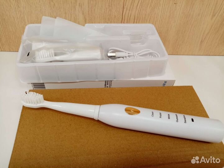 Электрическая зубная щетка. (новые). Белый, чёрный