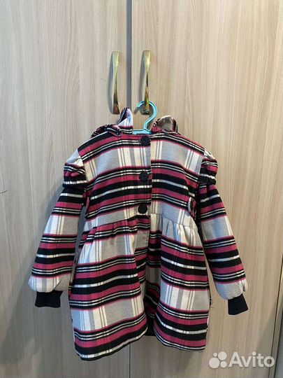 Пальто для девочки 116 демисезонное