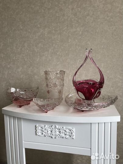 Вазы хрусталь