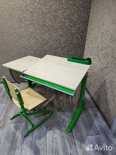 Растущая парта и стул дэми