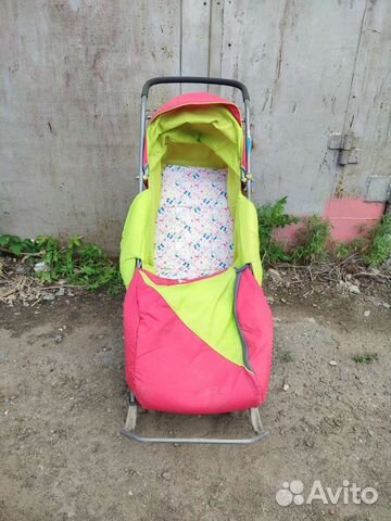 Детские санки коляска