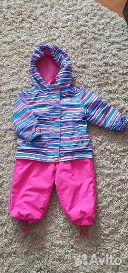 Весенний костюм для девочки 80 см