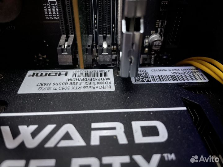 Видеокарта rtx 3060 ti