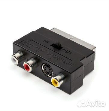 Переходник scart - 3гн.RCA