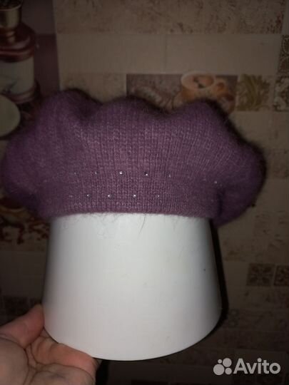 Берет женский ангора