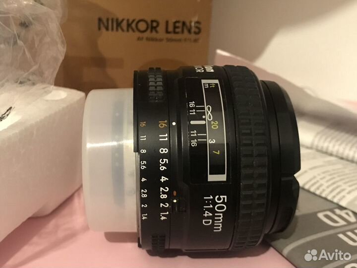 Объектив Nikon AF 50mm F1.4 D Nikkor