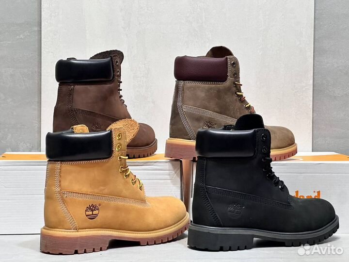 Ботинки мужские нубук timberland