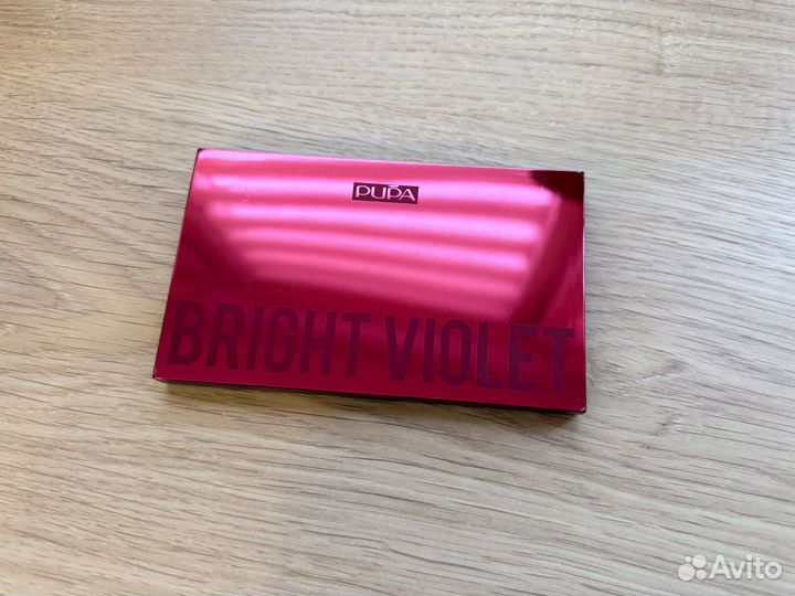 Палетка теней Pupa bright violet фиолетовый