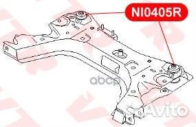 Сайлентблок балки задней подвески NI0405R VTR