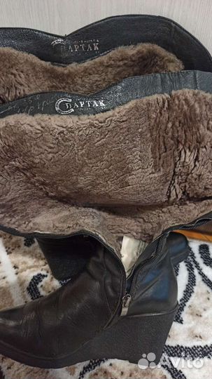 Сапоги женские зимние 36 размер натуральная кожа