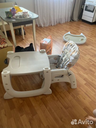 Детский стул для кормления малыша трансформер