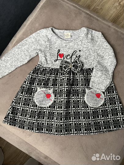 Платье для девочки 86