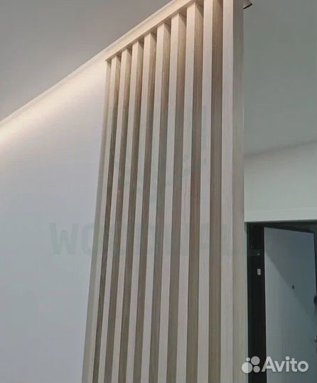 Интеръерные реечные перегородки