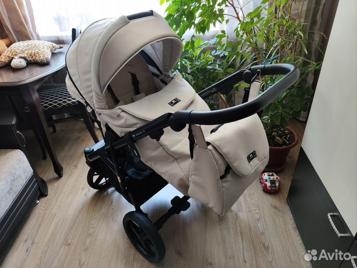 Коляска Adamex bibione 2 в 1 (эко кожа)