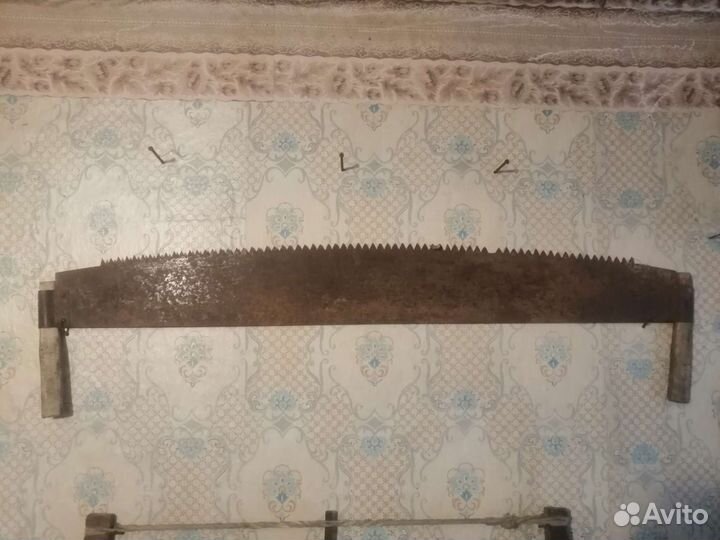 Пила лучковая, двуручная, рубанок