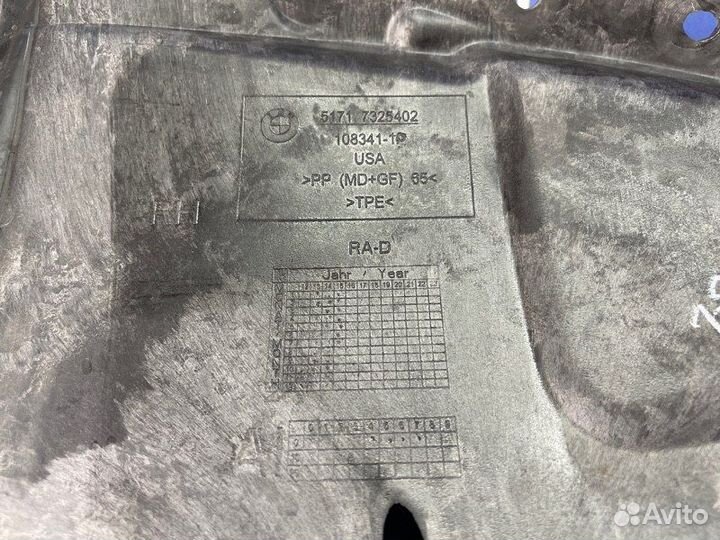 Доп. деталь колесной ниши П передний правый Bmw X5