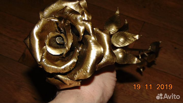 Кованая роза,роза подсвечник,лилия подсвечник