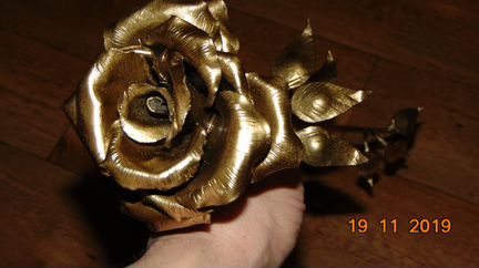 Кованая роза,роза подсвечник,лилия подсвечник