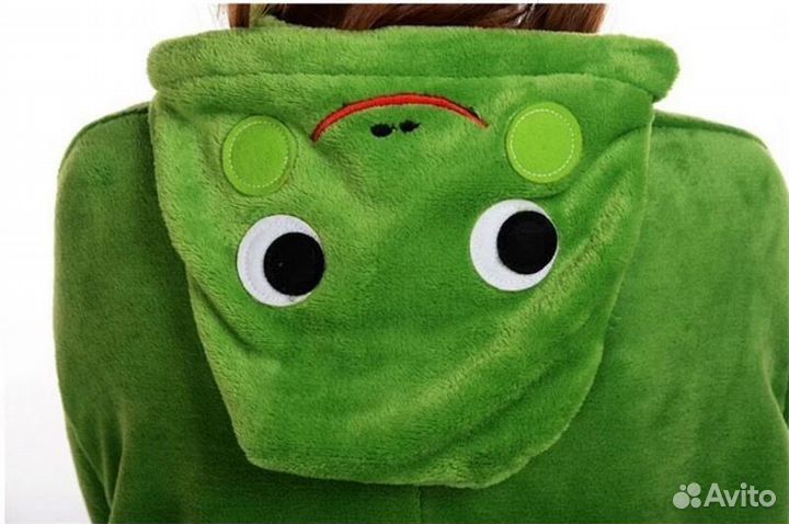 Пижама hksng в виде лягушки для взрослых