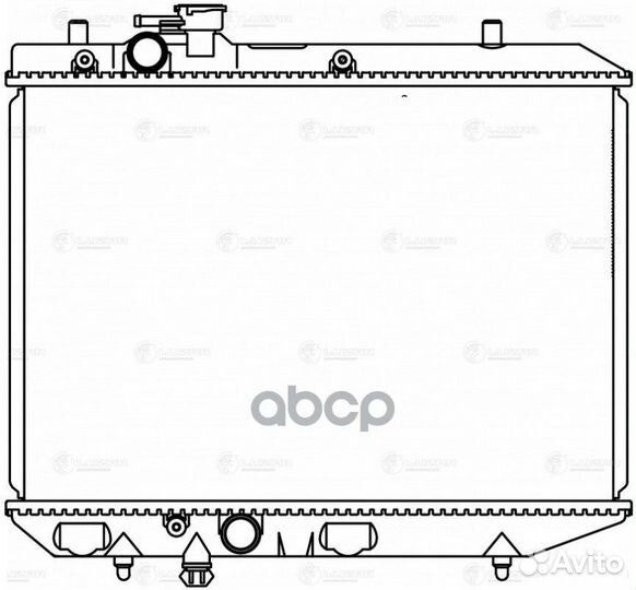Радиатор охл. для а/м Lifan Smily (08) 1.3i LR