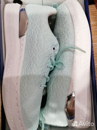 Кеды кроссовки мятный цвет