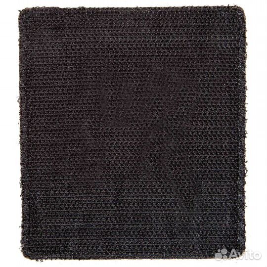 MD-Textile Patch Warning black