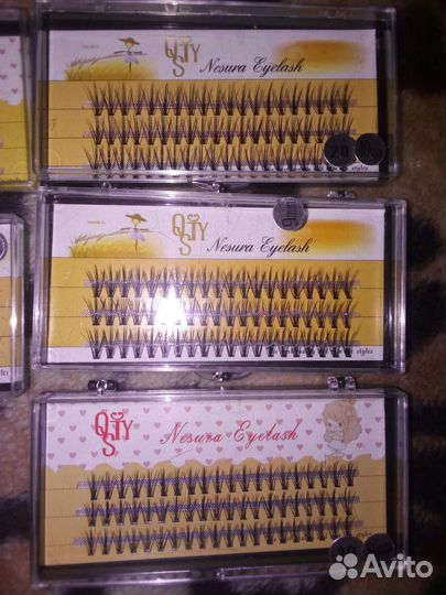 Ресницы для наращивания пучки
