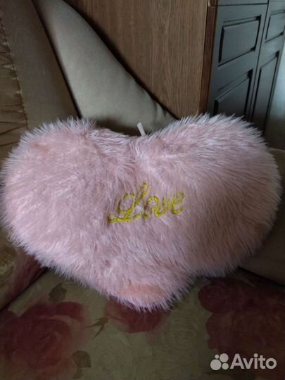 Подушка сердце декор