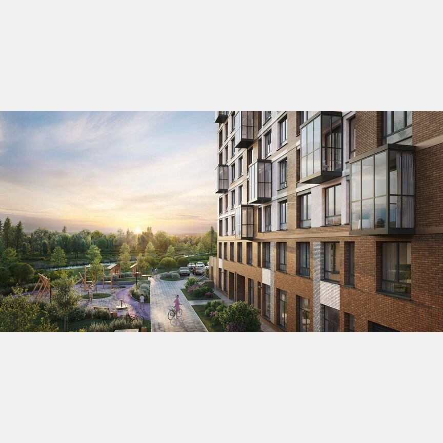 2-к. квартира, 51,6 м², 20/23 эт.