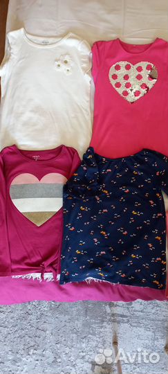 Кофточки-футболочки для девочки 128-130 рост