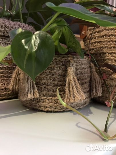 Корзинки из джута