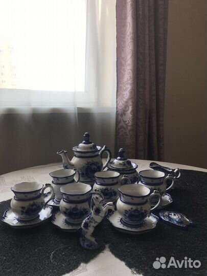 Чайный сервиз гжель