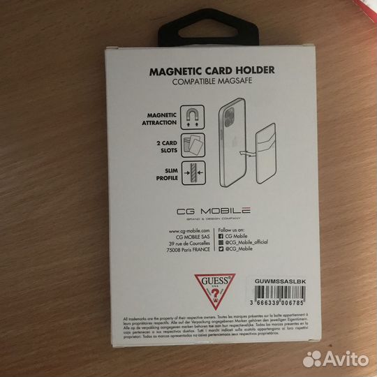 Кардхолдер guess magsafe