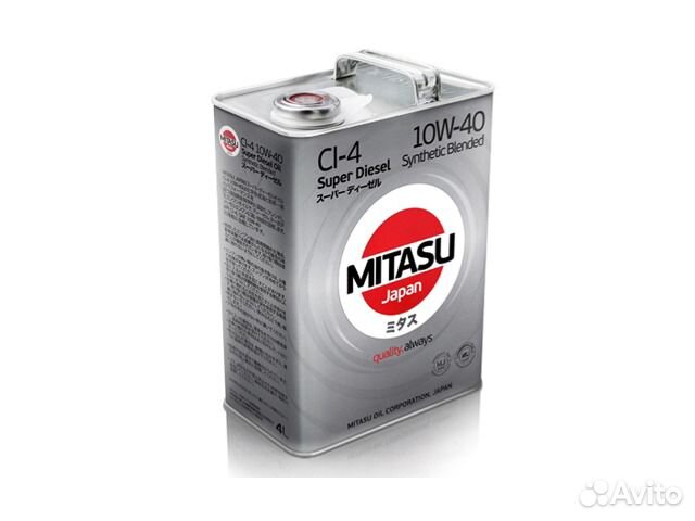 Масло моторное Mitasu Super Diesel CI-4 10W-40 Япо