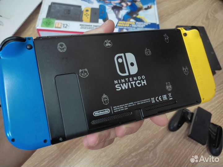 Nintendo Switch Rev 2 Прошитая Чип 160gb Fortnite