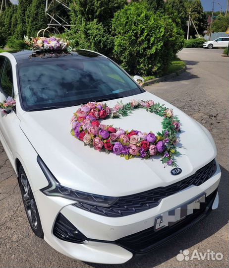 Свадебное украшение для автомобиля