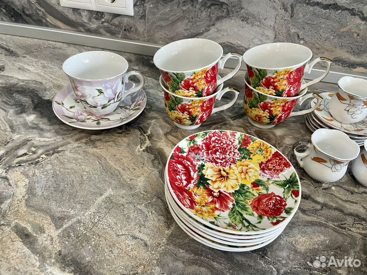 Наборы чайные, кофейные