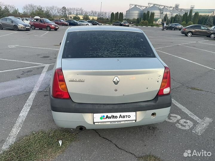 Renault Logan 1.6 МТ, 2006, битый, 200 000 км