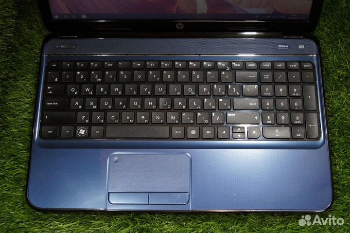 Синий HP для работы и учёбы / SSD + HDD