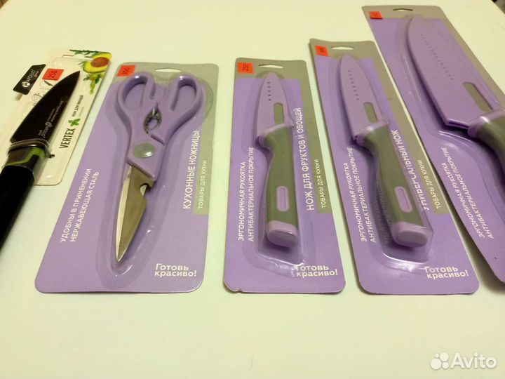 Набор кухонных ножей можно по-отдельности