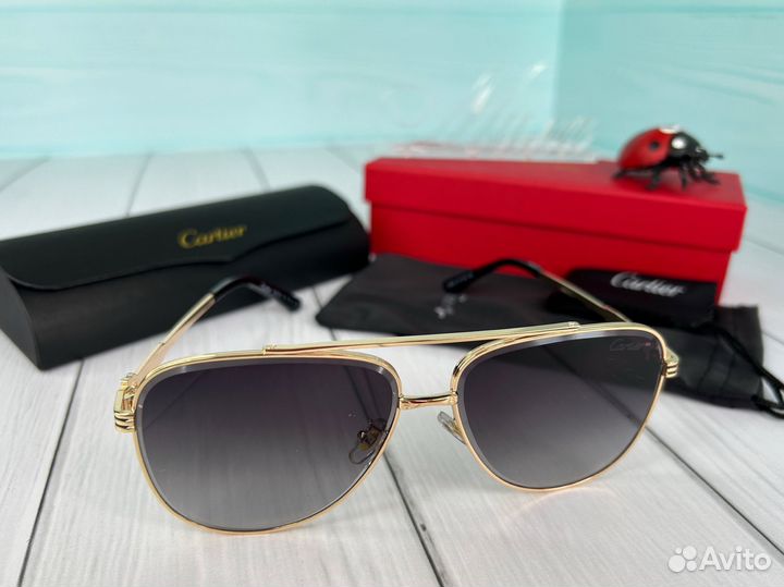 Солнцезащитные очки Cartier женские мужские