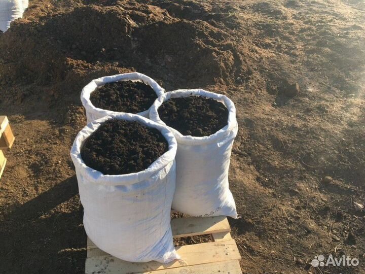 Чернозем,торф,земля мешки 50 л